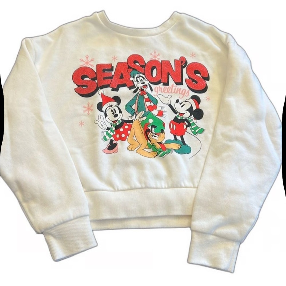 ⭐️5 for $20⭐️ Disney christmas sweatshirt age 11-12